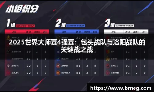 2025世界大师赛4强赛：包头战队与洛阳战队的关键战之战